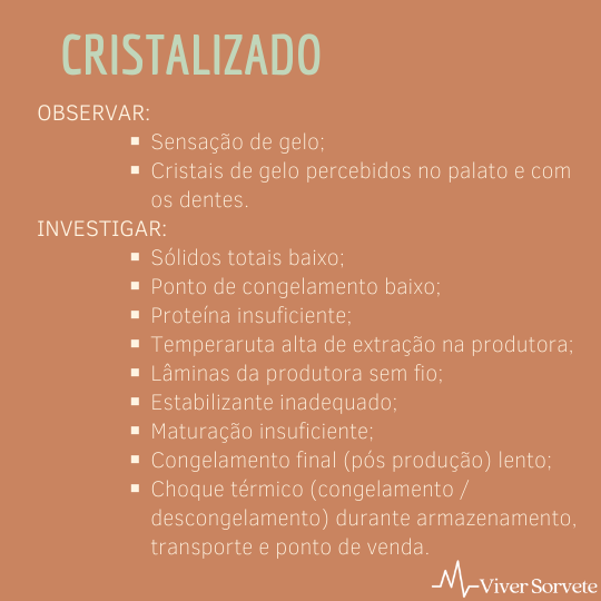 sorvete, sorveteria, gelato, consultoria de alimentos, consultoria sorvetes, defeitos de corpo e textura