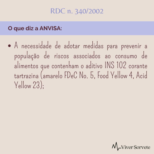 sorvete, sorveteria, gelato,soft, consultoria de alimentos, consultoria sorvetes, rotulagem de sorvetes, corante amarelo tartrazina, ANVISA