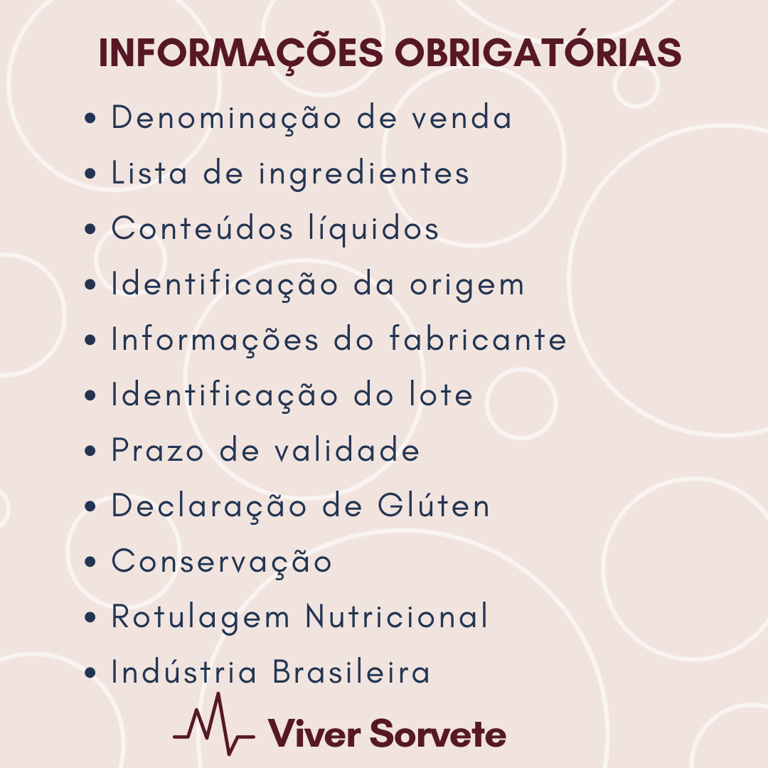  Sorvete, informações obrigatórias, sorveteria, gelato, soft, açaí, consultoria de alimentos, consultoria sorvetes, rotulagem de sorvete, gelados comestíveis