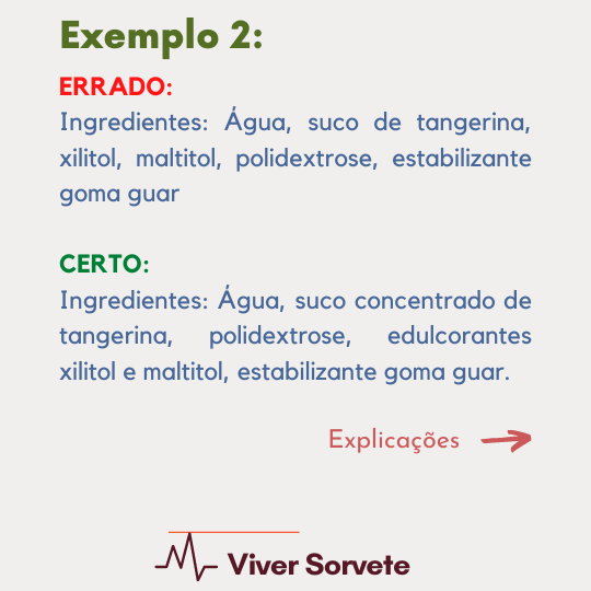  Sorvete, sorveteria, gelato, soft, açaí, consultoria de alimentos, consultoria sorvetes, rotulagem de sorvete, gelados comestíveis, lista de ingredientes, edulcorantes, aditivo