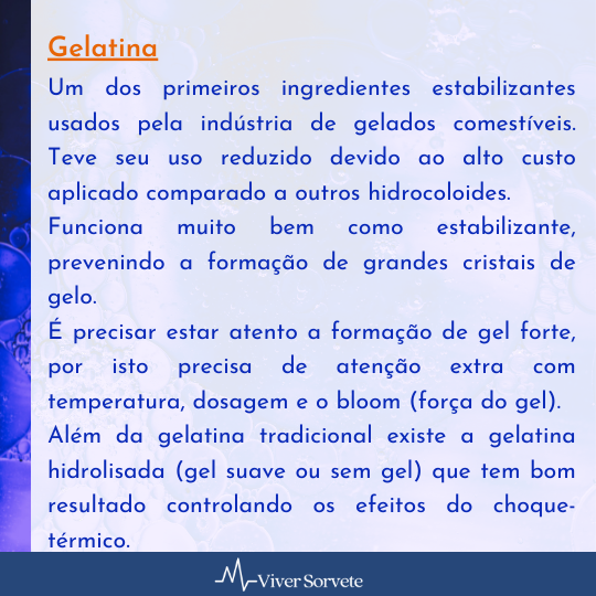 gelatina, Sorvete, sorveteria, gelato, soft, consultoria de alimentos, consultoria sorvetes, rotulagem, hidrocoloides, liga neutra, estabilizantes industriais