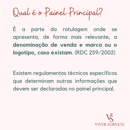 painel principal, informações obrigatórias, rotulagem, sorvete, sorveteria, gelato, açai, consultoria sorvete, consultoria alimentos, curso sorvete, curso rotulagem, rotulagem sorvete