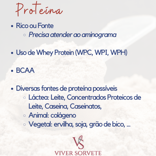 enriquecimento, nutrição, fonte de proteína, vitaminas,, rotulagem, sorvete, sorveteria, gelato, açai, consultoria sorvete, consultoria alimentos, cursosorvete, curso rotulagem