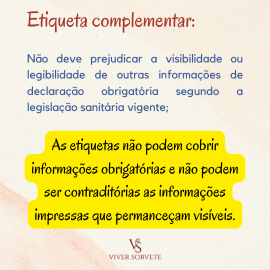 etiquetas, etiqueta com rótulo, regras, etiqueta complementar, gelados comestíveis, sorvete, sorveteria, gelato, açai, consultoria sorvete, consultoria alimentos, curso sorvete, curso rotulagem, rotulagem sorvete