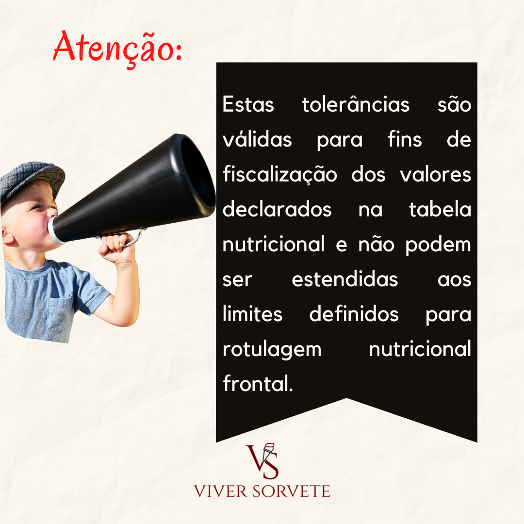 limite de tolerância, fiscalização, tabela nutricional, ANVISA, gelados comestíveis, sorvete, sorveteria, gelato, açai, consultoria sorvete, consultoria alimentos, curso sorvete, curso rotulagem, rotulagem sorvete