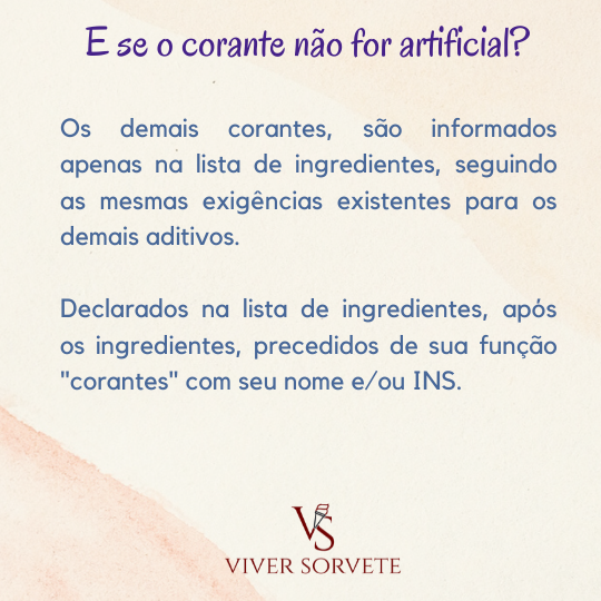 corante, painel principal, legislação, corante artificial, ingrediente, gelados comestíveis, sorvete, sorveteria, gelato, açai, consultoria sorvete, consultoria alimentos, curso sorvete, curso rotulagem, rotulagem sorvete