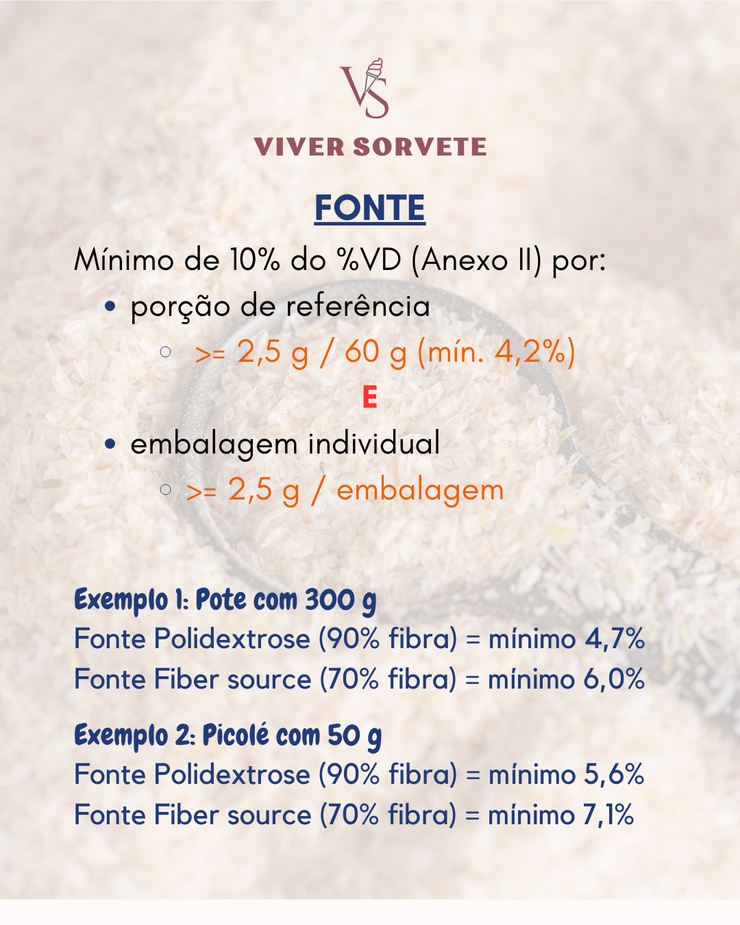 Fibras - Alegações nutricionais